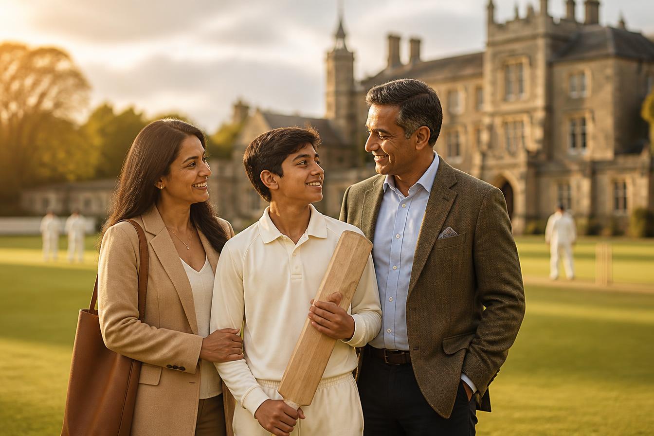 Sri Lankan family at UK boarding school